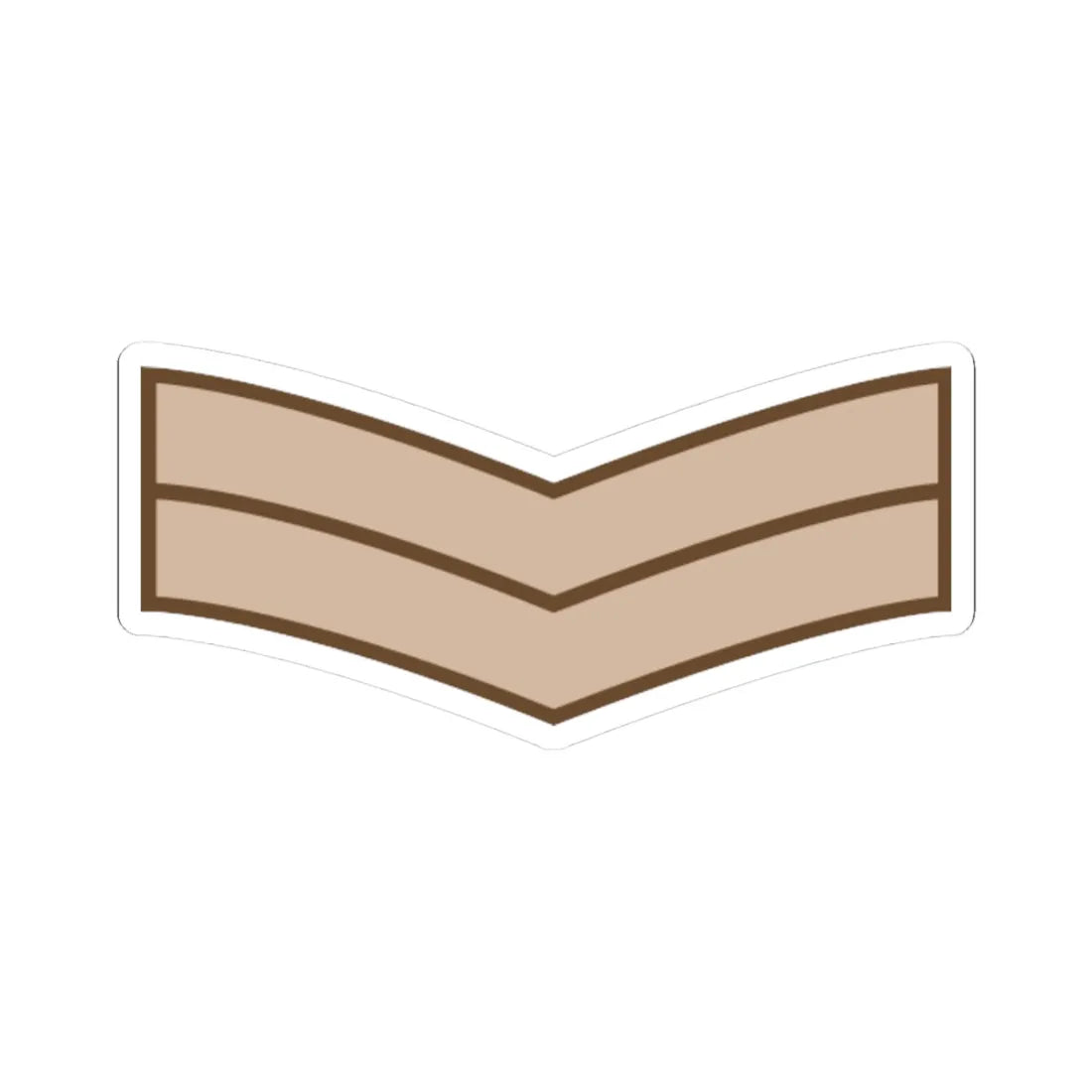 02 Somali Army CPL (Mali) (Military Rank) STICKER Vinyl Kiss-Cut Decal 3 Inch White - The Sticker Space