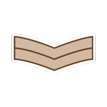02 Somali Army CPL (Mali) (Military Rank) STICKER Vinyl Kiss-Cut Decal 3 Inch White - The Sticker Space