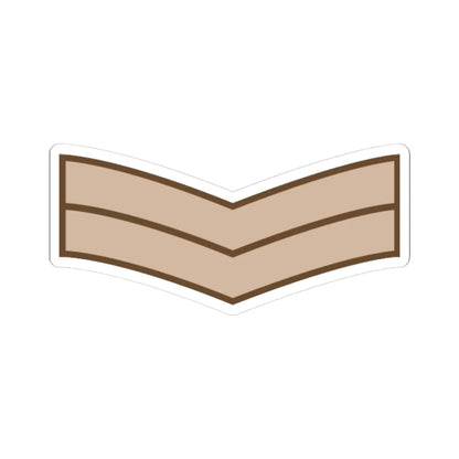 02 Somali Army CPL (Mali) (Military Rank) STICKER Vinyl Kiss-Cut Decal 4 Inch White - The Sticker Space