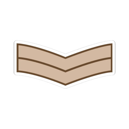 02 Somali Army CPL (Mali) (Military Rank) STICKER Vinyl Kiss-Cut Decal 6 Inch White - The Sticker Space
