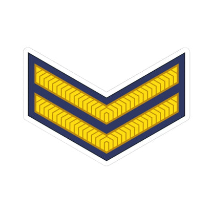 02 Tanzania Air Force CPL (Tanzania) (Military Rank) STICKER Vinyl Kiss-Cut Decal 4 Inch White - The Sticker Space