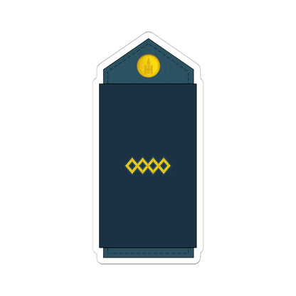 02.Mongolian Air Force PFC (Mongolia) (Military Rank) STICKER Vinyl Kiss-Cut Decal 6 Inch White - The Sticker Space