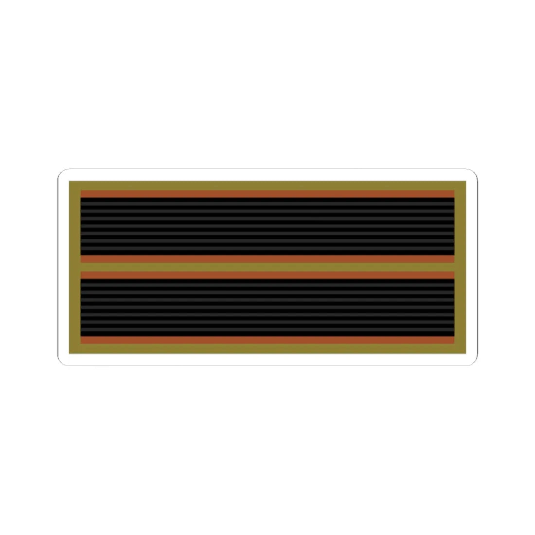 02.Nepalese Army CPL (Nepal) (Military Rank) STICKER Vinyl Kiss-Cut Decal 4 Inch White - The Sticker Space