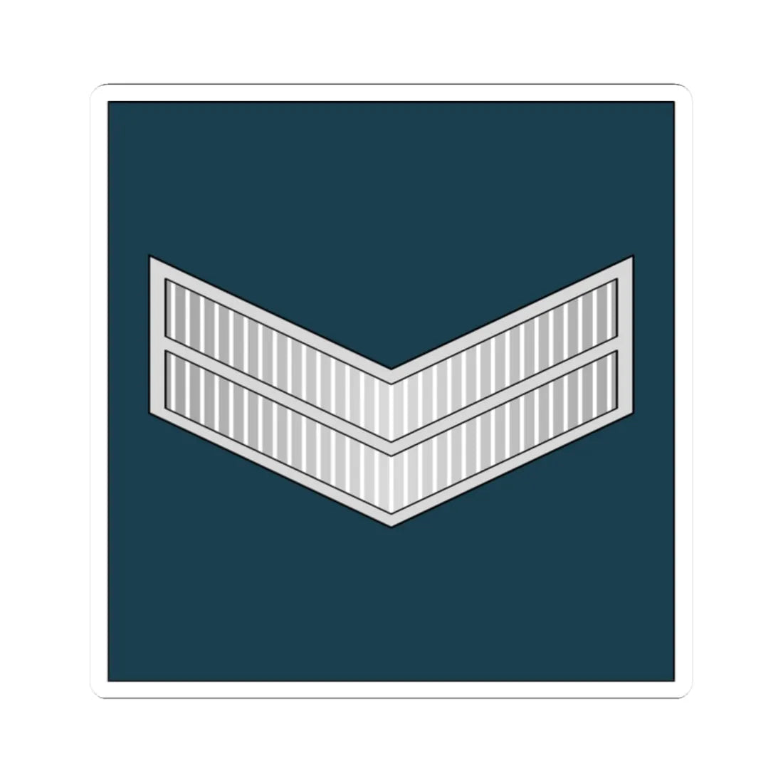 02.RBAF CPL (Bahrain) (Military Rank) STICKER Vinyl Kiss-Cut Decal 2 Inch White - The Sticker Space