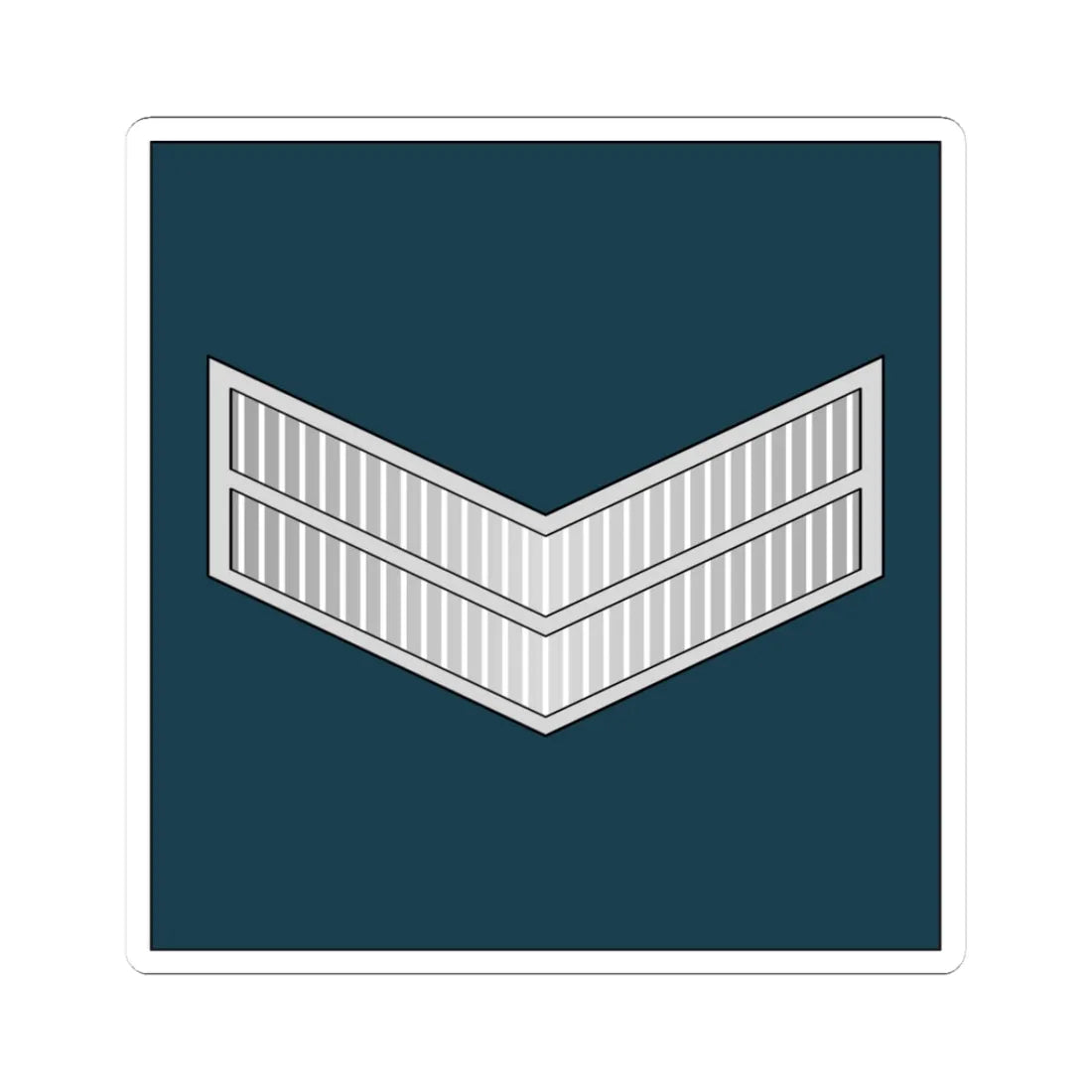 02.RBAF CPL (Bahrain) (Military Rank) STICKER Vinyl Kiss-Cut Decal 3 Inch White - The Sticker Space