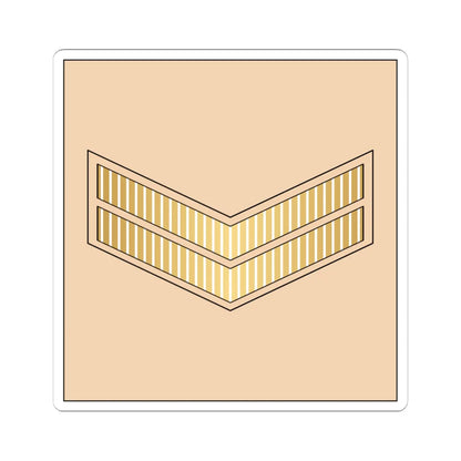 02.RBLF CPL (Bahrain) (Military Rank) STICKER Vinyl Kiss-Cut Decal 4 Inch White - The Sticker Space