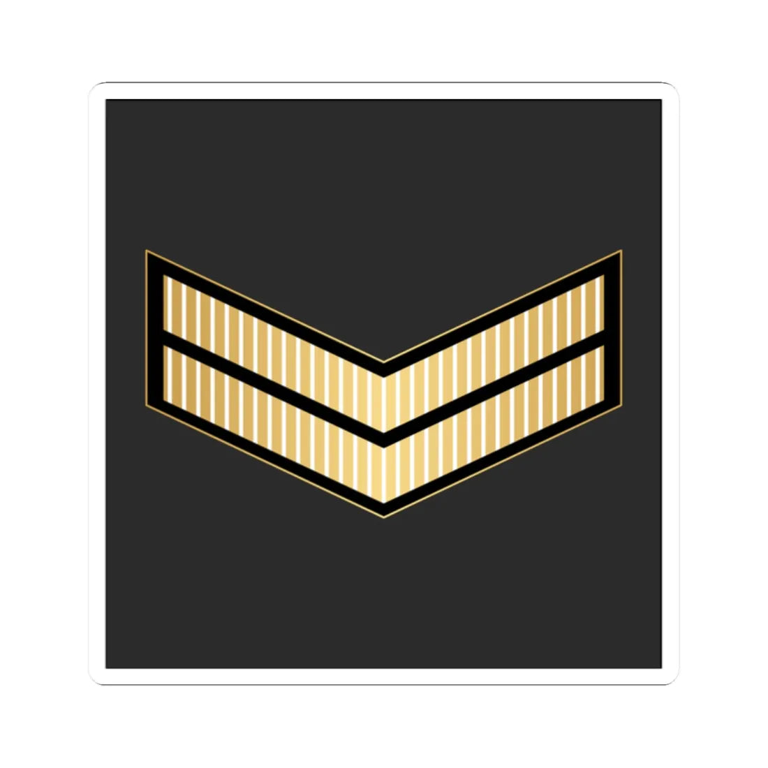 02.RBNF CPL (Bahrain) (Military Rank) STICKER Vinyl Kiss-Cut Decal 2 Inch White - The Sticker Space