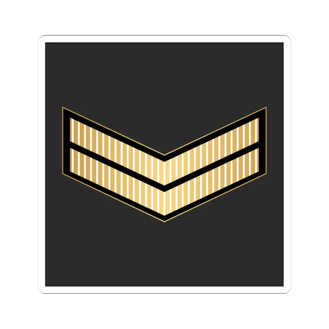 02.RBNF CPL (Bahrain) (Military Rank) STICKER Vinyl Kiss-Cut Decal 3 Inch White - The Sticker Space