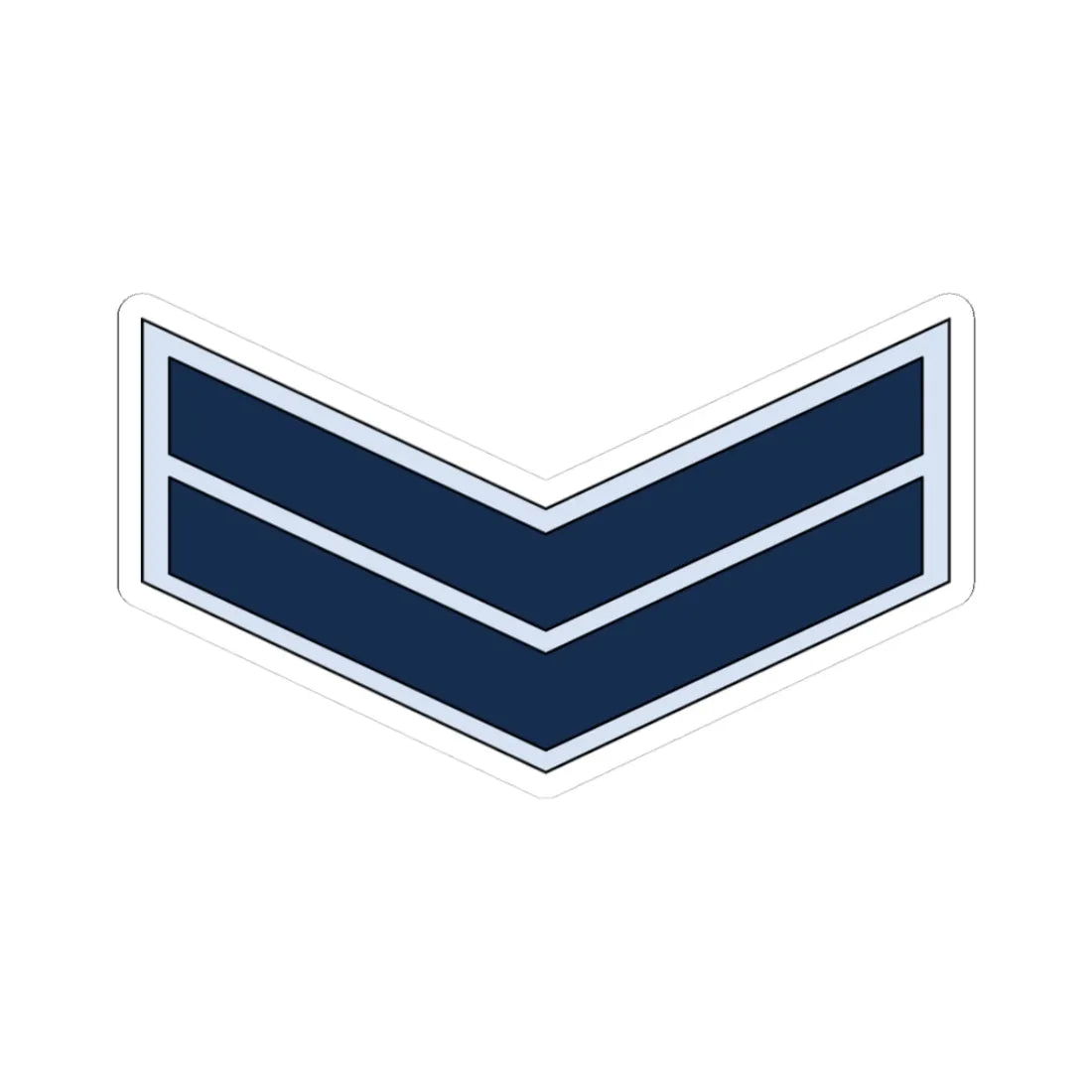 02.YN PO3 (Yemen) (Military Rank) STICKER Vinyl Kiss-Cut Decal 3 Inch White - The Sticker Space