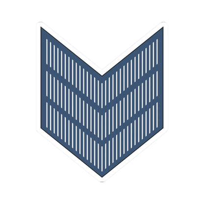 03. JAF SGT (Jordan) (Military Rank) STICKER Vinyl Kiss-Cut Decal 2 Inch White - The Sticker Space