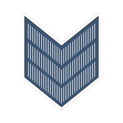 03. JAF SGT (Jordan) (Military Rank) STICKER Vinyl Kiss-Cut Decal 3 Inch White - The Sticker Space