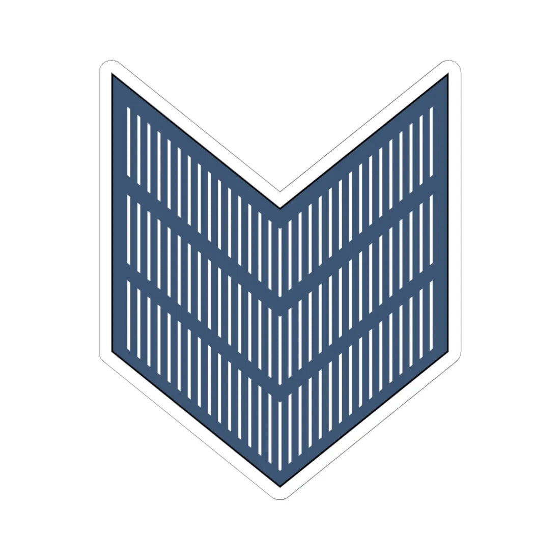 03. JAF SGT (Jordan) (Military Rank) STICKER Vinyl Kiss-Cut Decal 6 Inch White - The Sticker Space