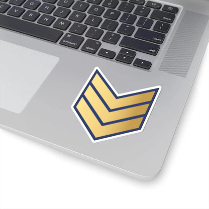 03. KAF SGT (Kuwait) (Military Rank) STICKER Vinyl Kiss-Cut Decal - The Sticker Space