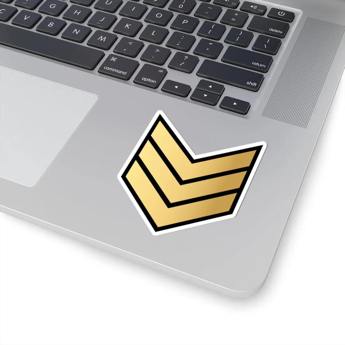 03. KNF SGT (Kuwait) (Military Rank) STICKER Vinyl Kiss-Cut Decal - The Sticker Space