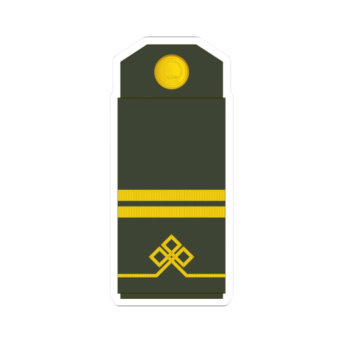 03 Mongolian Army CPL (Mongolia) (Military Rank) STICKER Vinyl Kiss-Cut Decal 2 Inch White - The Sticker Space
