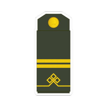 03 Mongolian Army CPL (Mongolia) (Military Rank) STICKER Vinyl Kiss-Cut Decal 3 Inch White - The Sticker Space