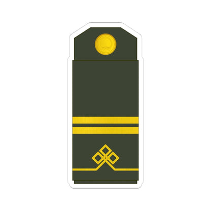 03 Mongolian Army CPL (Mongolia) (Military Rank) STICKER Vinyl Kiss-Cut Decal 4 Inch White - The Sticker Space