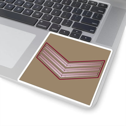 03. QELF SGT (Qatar) (Military Rank) STICKER Vinyl Kiss-Cut Decal - The Sticker Space