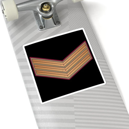03. QENF SGT (Qatar) (Military Rank) STICKER Vinyl Kiss-Cut Decal - The Sticker Space