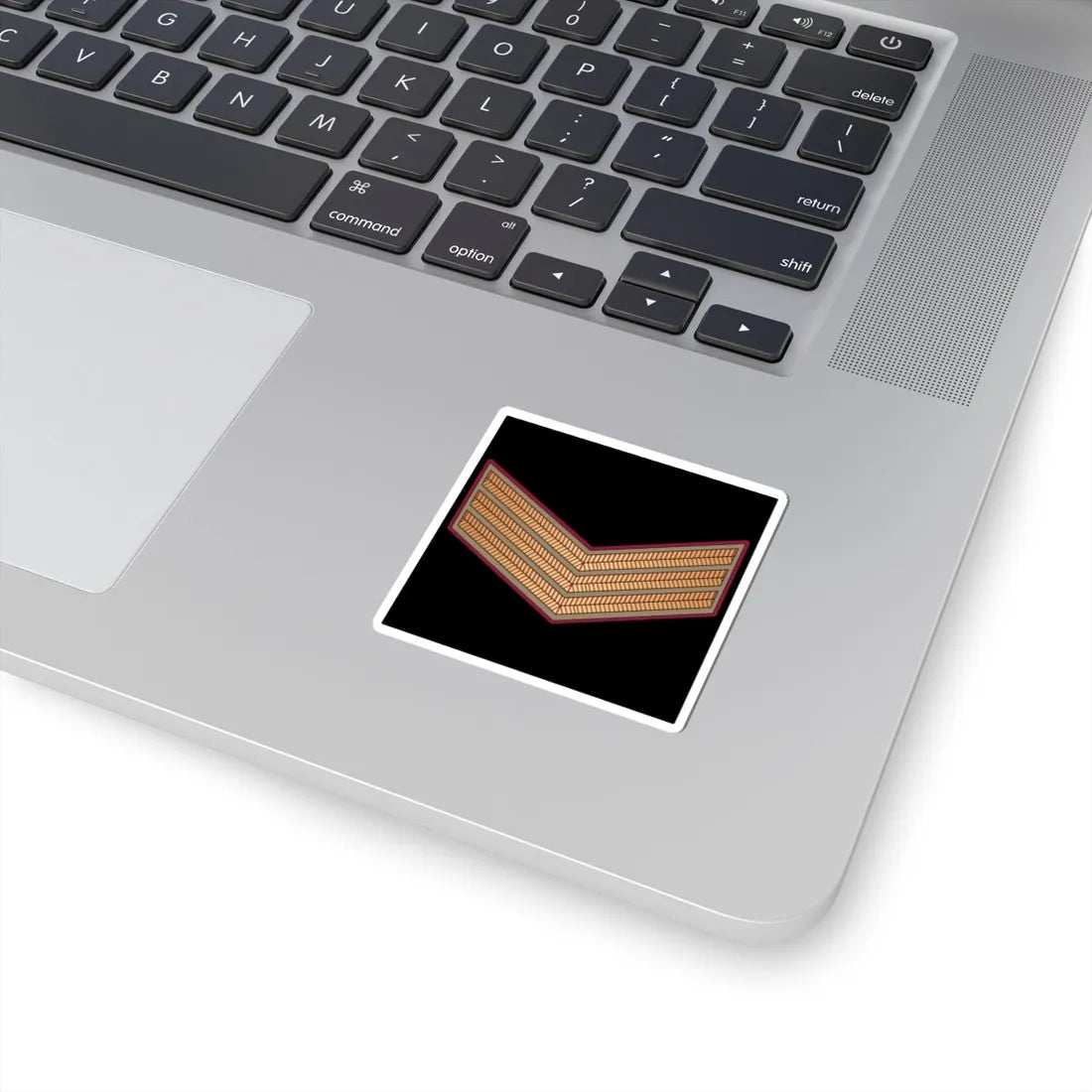 03. QENF SGT (Qatar) (Military Rank) STICKER Vinyl Kiss-Cut Decal - The Sticker Space