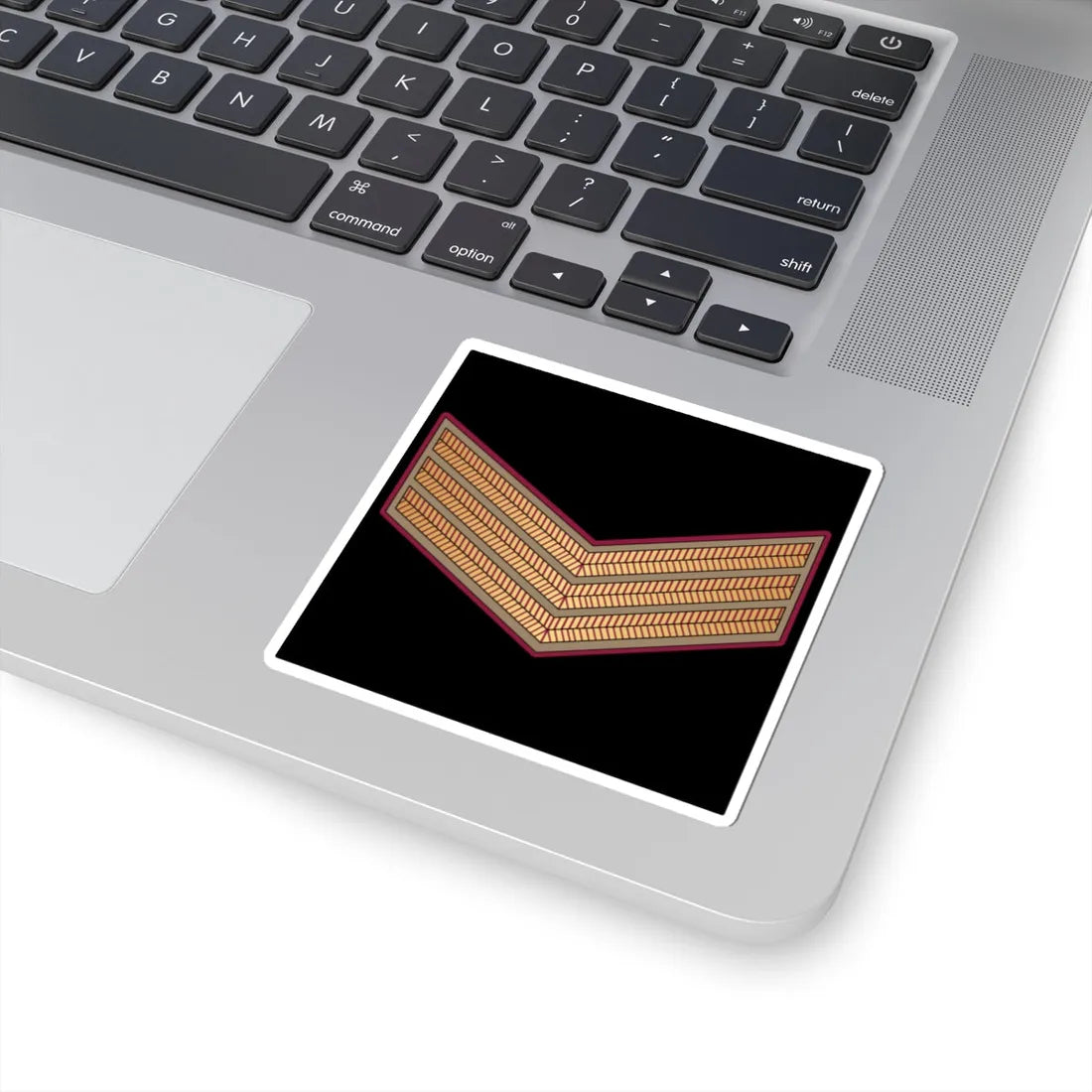 03. QENF SGT (Qatar) (Military Rank) STICKER Vinyl Kiss-Cut Decal - The Sticker Space