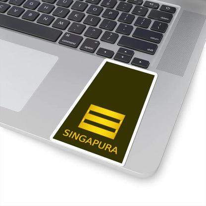 03 RSA OF02 (Singapore) (Military Rank) STICKER Vinyl Kiss-Cut Decal - The Sticker Space