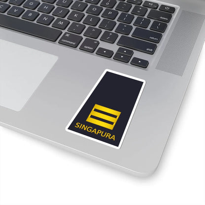03 RSAF OF02 (Singapore) (Military Rank) STICKER Vinyl Kiss-Cut Decal - The Sticker Space