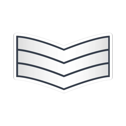 03 Somali Air Force SGT (Mali) (Military Rank) STICKER Vinyl Kiss-Cut Decal 4 Inch White - The Sticker Space
