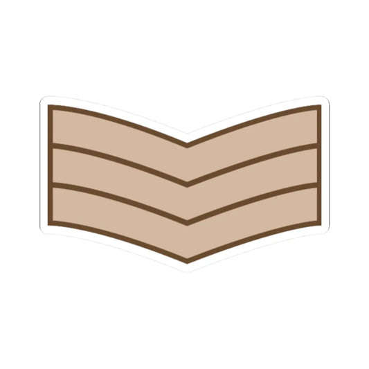 03 Somali Army SGT (Mali) (Military Rank) STICKER Vinyl Kiss-Cut Decal 2 Inch White - The Sticker Space