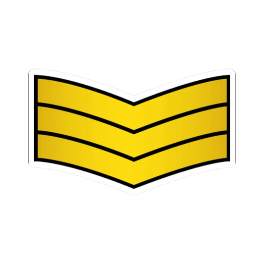03 Somali Navy SGT (Mali) (Military Rank) STICKER Vinyl Kiss-Cut Decal 2 Inch White - The Sticker Space