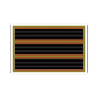 03.Nepalese Army SGT (Nepal) (Military Rank) STICKER Vinyl Kiss-Cut Decal 3 Inch White - The Sticker Space