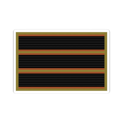 03.Nepalese Army SGT (Nepal) (Military Rank) STICKER Vinyl Kiss-Cut Decal 4 Inch White - The Sticker Space