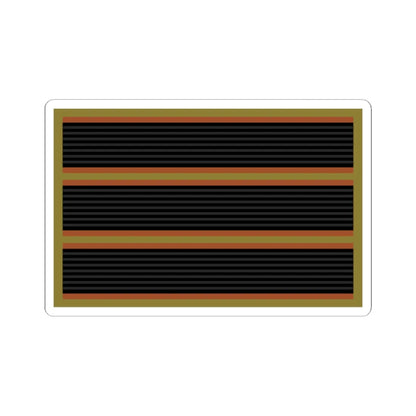 03.Nepalese Army SGT (Nepal) (Military Rank) STICKER Vinyl Kiss-Cut Decal 6 Inch White - The Sticker Space