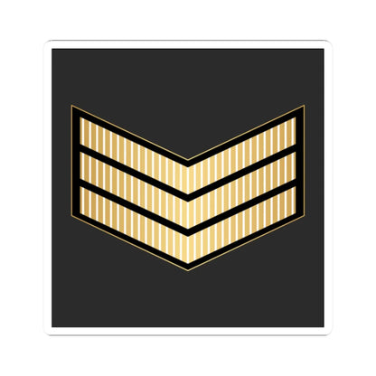 03.RBNF SGT (Bahrain) (Military Rank) STICKER Vinyl Kiss-Cut Decal 2 Inch White - The Sticker Space