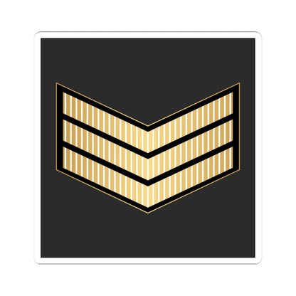 03.RBNF SGT (Bahrain) (Military Rank) STICKER Vinyl Kiss-Cut Decal 3 Inch White - The Sticker Space