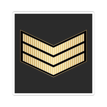 03.RBNF SGT (Bahrain) (Military Rank) STICKER Vinyl Kiss-Cut Decal 6 Inch White - The Sticker Space