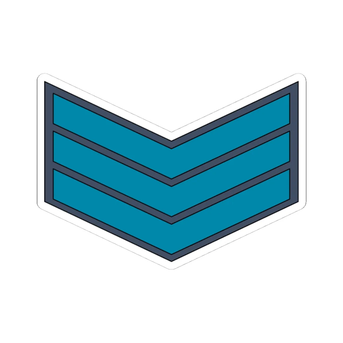 03.YAF SSG (Yemen) (Military Rank) STICKER Vinyl Kiss-Cut Decal 4 Inch White - The Sticker Space