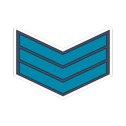 03.YAF SSG (Yemen) (Military Rank) STICKER Vinyl Kiss-Cut Decal 4 Inch White - The Sticker Space