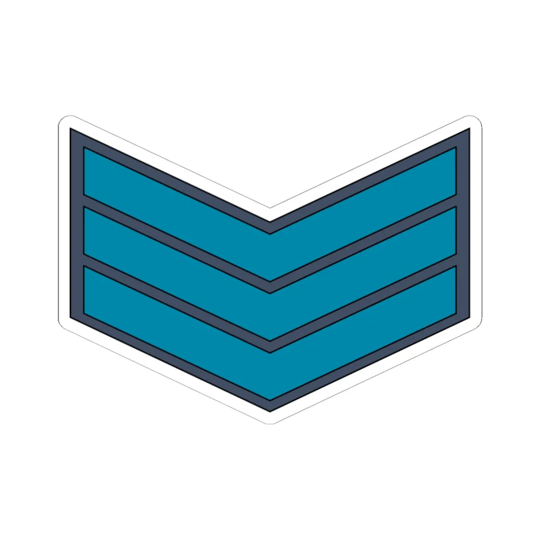 03.YAF SSG (Yemen) (Military Rank) STICKER Vinyl Kiss-Cut Decal 6 Inch White - The Sticker Space