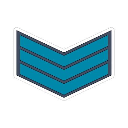 03.YAF SSG (Yemen) (Military Rank) STICKER Vinyl Kiss-Cut Decal 6 Inch White - The Sticker Space