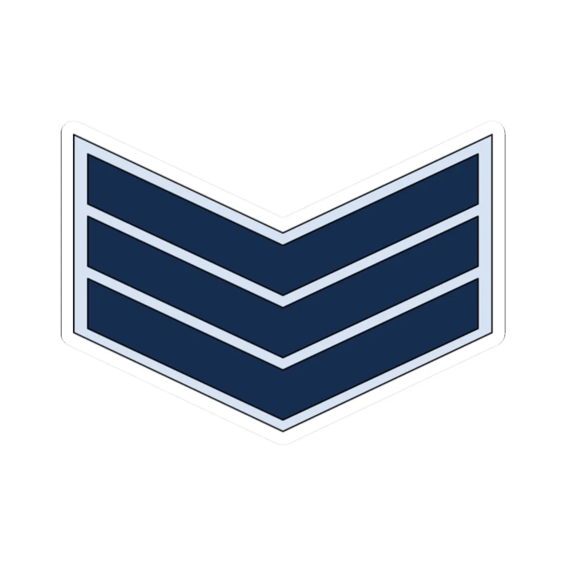 03.YN PO2 (Yemen) (Military Rank) STICKER Vinyl Kiss-Cut Decal 2 Inch White - The Sticker Space