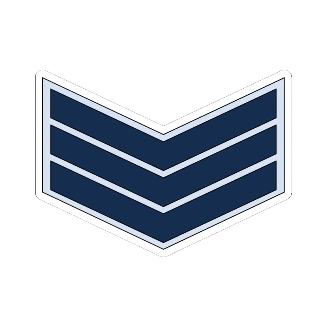 03.YN PO2 (Yemen) (Military Rank) STICKER Vinyl Kiss-Cut Decal 4 Inch White - The Sticker Space