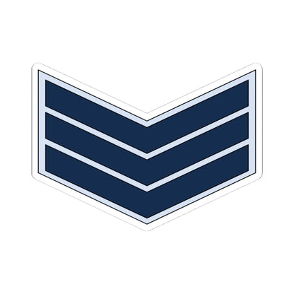 03.YN PO2 (Yemen) (Military Rank) STICKER Vinyl Kiss-Cut Decal 4 Inch White - The Sticker Space