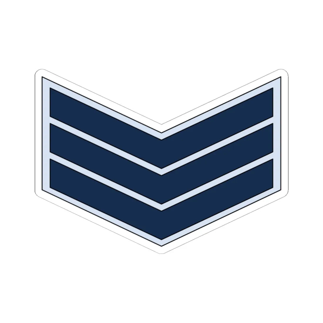 03.YN PO2 (Yemen) (Military Rank) STICKER Vinyl Kiss-Cut Decal 6 Inch White - The Sticker Space