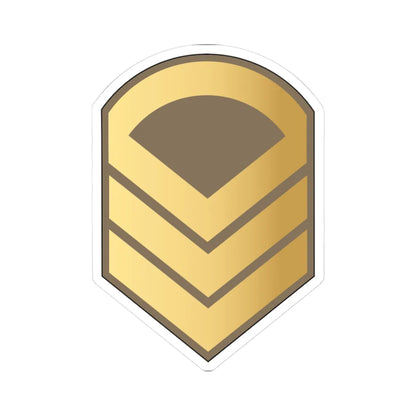 04. KLF SFC (Kuwait) (Military Rank) STICKER Vinyl Kiss-Cut Decal 3 Inch White - The Sticker Space