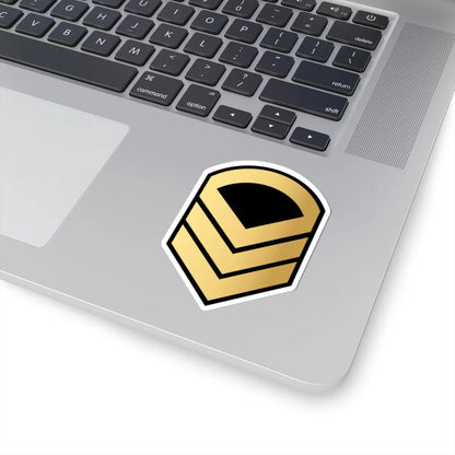 04. KNF SFC (Kuwait) (Military Rank) STICKER Vinyl Kiss-Cut Decal - The Sticker Space