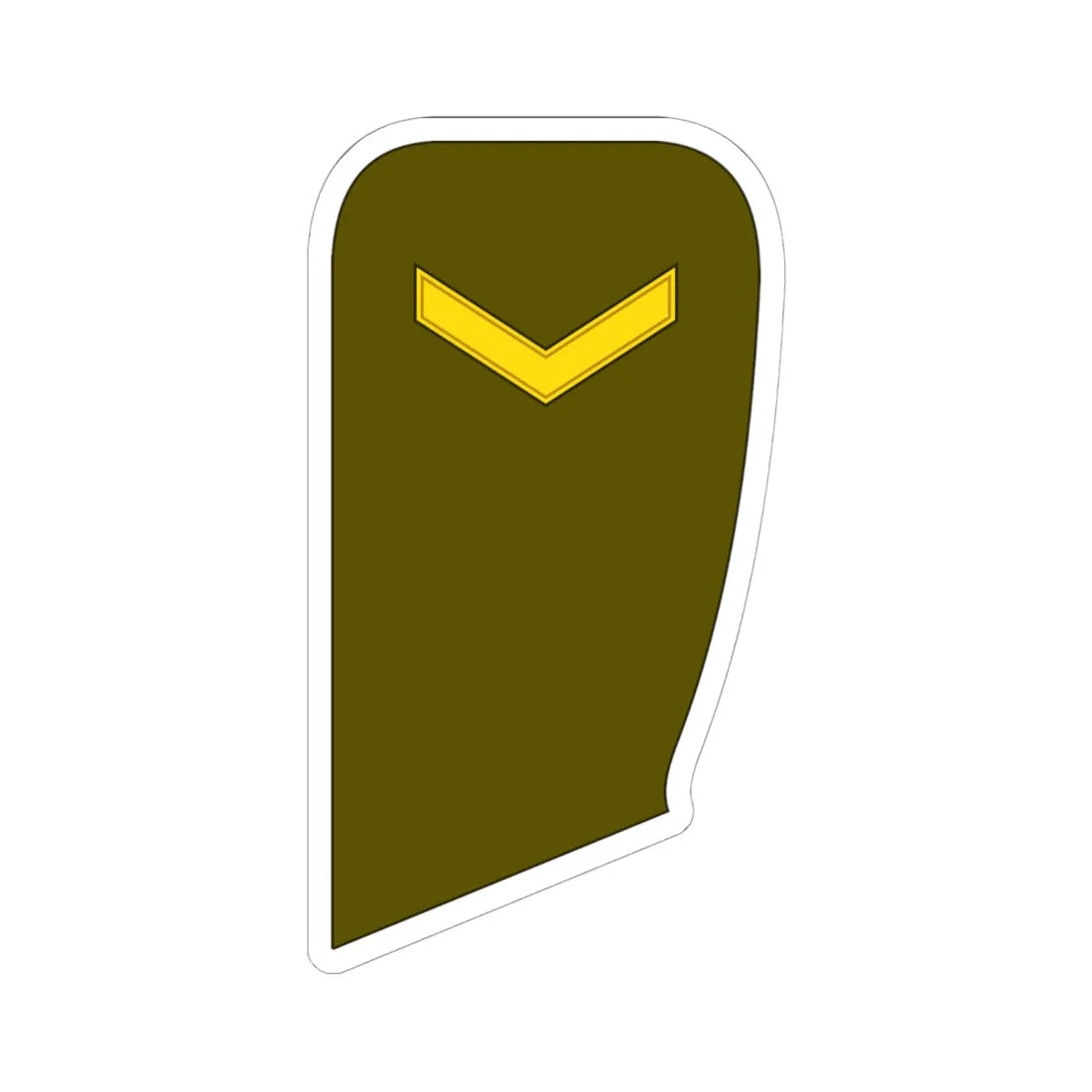 04 Lithuania Army CPL (Lithuania) (Military Rank) STICKER Vinyl Kiss-Cut Decal 6 Inch White - The Sticker Space