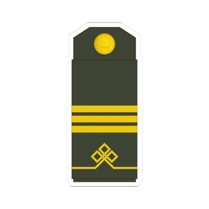 04 Mongolian Army SCP (Mongolia) (Military Rank) STICKER Vinyl Kiss-Cut Decal 3 Inch White - The Sticker Space