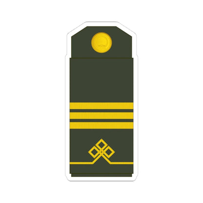 04 Mongolian Army SCP (Mongolia) (Military Rank) STICKER Vinyl Kiss-Cut Decal 4 Inch White - The Sticker Space