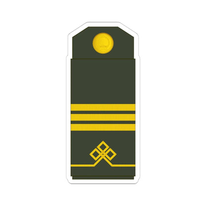 04 Mongolian Army SCP (Mongolia) (Military Rank) STICKER Vinyl Kiss-Cut Decal 6 Inch White - The Sticker Space